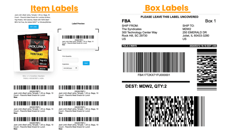 Item Labels